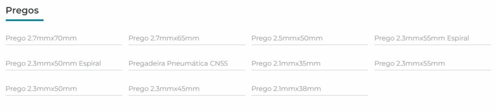comprar prego pregos fuzza trade pregos prego liso prego anelado prego espiral